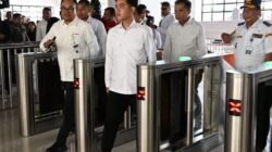 Wakil Presiden Gibran Rakabuming meninjau proyek Stasiun Kereta Cepat Indonesia China