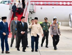 Usai Lawatan ke Mesir, Presiden Prabowo Tiba di Tanah Air dan Langsung Melakukan Rapat Terbatas