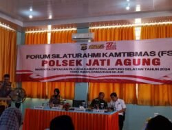 Cooling System Menjelang Pilkada 2024,Kapolres Lampung Selatan Gelar Silaturahmi Kamtibmas di Jati Agung.