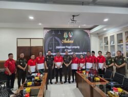 Kajati Lampung Berharap bisa Berkolaborasi Bukan Hanya Sinergitas saat Audensi bersama DPD PWRI Provinsi Lampung.