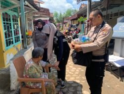 Polresta Bandar Lampung Berikan Layanan Kesehatan Gratis Door To Door Bagi Korban Terdampak Banjir