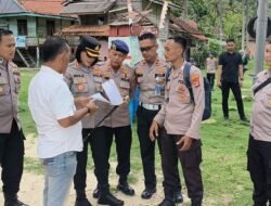 Kapolres Pesawaran Tinjau Tanah Hibah Warga untuk Pos Sat Polairud di Pulau Pahawang