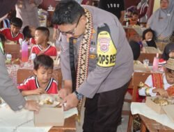 Polres Lampung Selatan Gelar Program “Jumat Berkah” dengan Makan Bergizi Gratis untuk Anak Sekolah