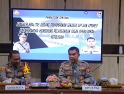 Kunjungi Polresta Bandar Lampung, Puslitbang Polri Evaluasi Kualitas Gudang Penyimpanan Senjata Api