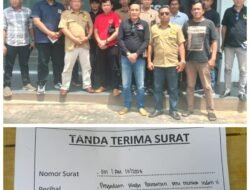 DPC PWRI Lam-Sel, Organisasi RMD Lam-Sel dan LBH PWRI Mendampingi Warga Laporan Di Kejati Provinsi Lampung Perihal Pekerjaan Tanggul Sungai