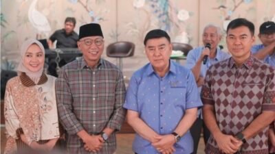 Silaturahmi Gubernur Terpilih Rahmat Mirzani Djausal Dan Sjachroedin ZP Menyambung Warisan Kepemimpinan Untuk Lampung