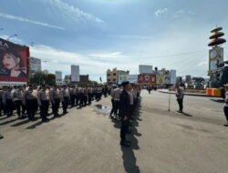 Polisi Terjunkan 403 Personel Kawal Aksi Bela Palestina Jilid 3 di Bandar Lampung 19/04/2025 21:20:00 WIB 300