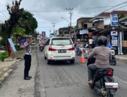 Didominasi Sepeda Motor, Arus Balik di Jalinbar Masih Landai, Satlantas Polres Tanggamus Siapkan Langkah Antisipasi