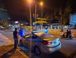 Patroli Malam Antisipasi Kejahatan Jalanan di Seputaran Pemda Kalianda