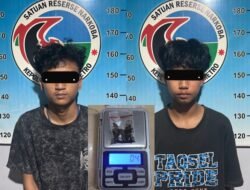 Polres Metro Amankan Dua Pemuda Karena Kedapatan Memiliki Narkotika Jenis Tembakau Gorila