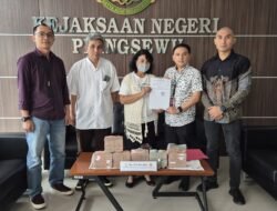KEJAKSAAN NEGERI PRINGSEWU BERHASIL PULIHKAN SELURUH KERUGIAN KEUANGAN NEGARA SEBESAR RP. 576.400.000,- DALAM PERKARA KORUPSI BPHTB WARIS