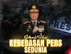 Kepala Divisi Humas Polri : Selamat Hari Kebebasan Pers Sedunia.