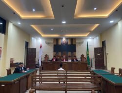 SIDANG PERDANA DUGAAN KORUPSI DANA HIBAH LPTQ PRINGSEWU DIGELAR DI PENGADILAN TIPIKOR TANJUNG KARANG.