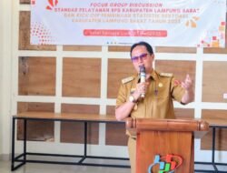 Buka FGD Standar Pelayanan BPS, Nukman Apresiasi BPS Lampung Barat