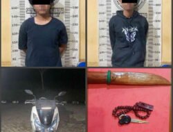 Polres Tulang Bawang Barat Amankan Dua Pemuda Karena Kedapatan Memiliki Narkotika Jenis Shabu