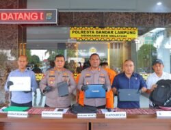 Dua Pria di Bandar Lampung Diringkus, Usai Mencuri Barang Berharga Milik Penghuni Kost