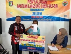 Pekon Bumi Rejo Salurkan BLT-DD Tahun 2025 kepada 26 Keluarga Penerima Manfaat