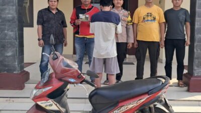 Tempo Satu Jam Polsek Talang Padang Dibantu Warga Tangkap Pelaku Curanmor