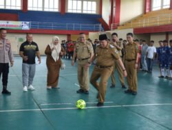 Wabup Lamtim Azwar Hadi Buka Turnamen Futsal Antara Pelajaran SMA, SMK dan MA Se-Kabupaten Lampung Timur