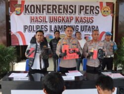 Pelaku Curat Spesialis Pencurian Mobil, Motor dan Bongkar Rumah Diringkus Sat Reskrim Polres Lampung Utara