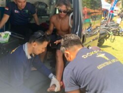 Operasi Tuhuk Krakatau 2025 Polda Lampung Tangani Cepat Atlet Australia Yang Terluka