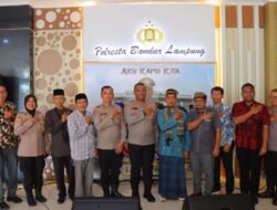 Hari Bhayangkara Ke-79. Polresta Bandar Lampung Berikan Tali Asih Kepada Tokoh Lintas Agama, Wujud Sinergi Jaga Kamtibmas