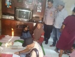 Polisi Cek TKP Penemuan Bayi di Kalianda, Koordinasi dengan Aparatur Desa dan Tokoh Masyarakat