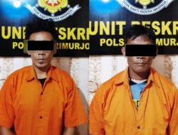 Miliki Sabu, Tekab 308 Polsek Trimurjo Amankan Dua Pria Saat Patroli Hunting