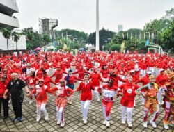 Kemenpora Sosialisasikan Senam Kreasi Budaya “Ikan Nae Di Pante” Bersama FOKBI di Jumat Krida