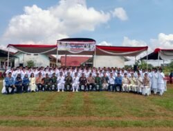 Kecamatan Gadingrejo Melaksanakan Upacara HUT RI ke-80, Tunjukkan Kekompakan.