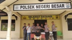 Curat di Way Kanan, Polsek Negeri Besar Ringkus Pelaku Curi Motor di Halaman Masjid
