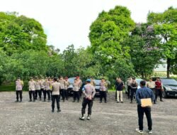 Polres Lampung Selatan Amankan Aksi Mogok Kerja Security di PT. JJAA