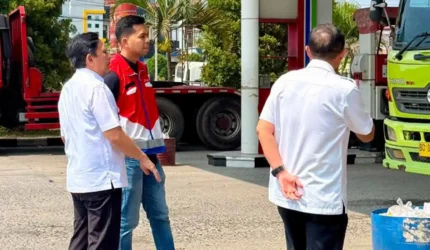 Sidak SPBU di Lampung, Stok Pertalite dan Biosolar Dipastikan Aman
